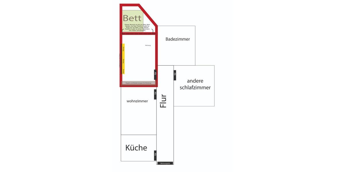Etagenwohnung Hannover Nord - 3 Zimmer, 100 m&sup2;, 460&euro; | Angebot:24819557
