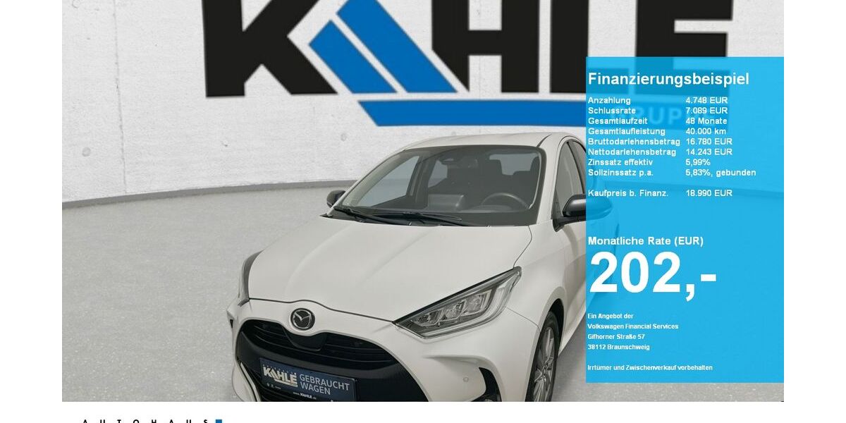 Mazda 2 Hybrid 22.267 km 18.690 &euro; Neustadt am Rübenberge 31535