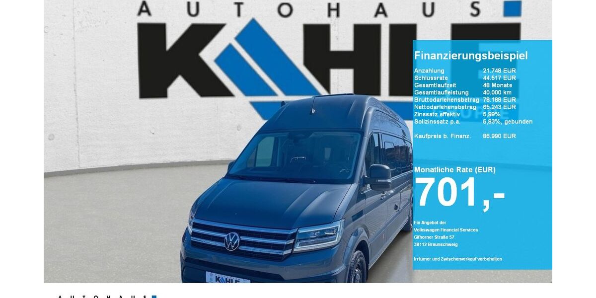 VW Crafter 4.412 km 86.990 &euro; Neustadt am Rübenberge 31535