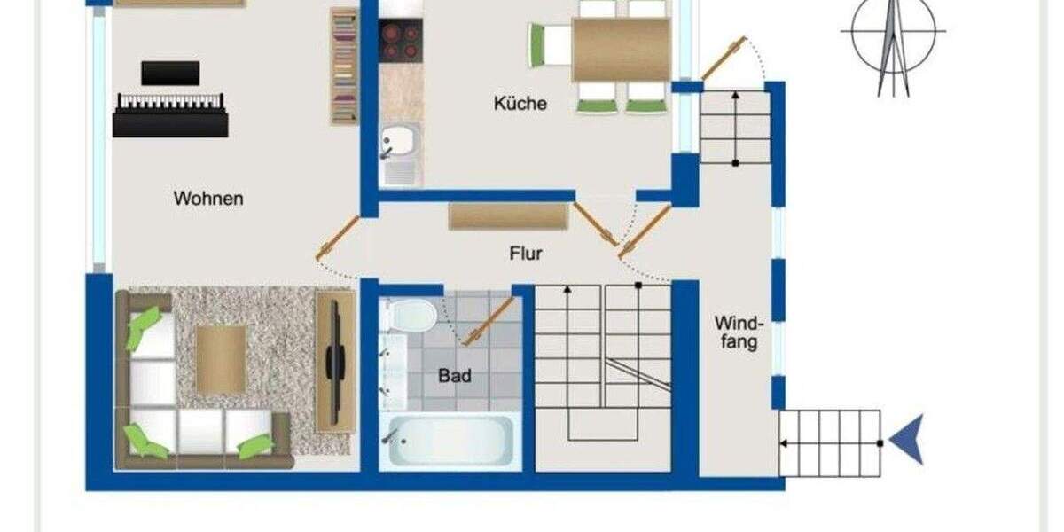 Reihenendhaus Lehrte - 4 Zimmer, 100 m&sup2;, 305.000&euro; | Angebot:25724281