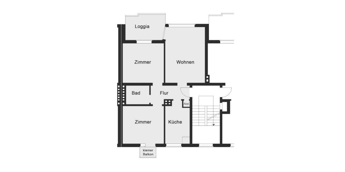 Etagenwohnung Hannover Döhren-Wülfel - 3 Zimmer, 66 m&sup2;, 1.150&euro; | Angebot:25333455