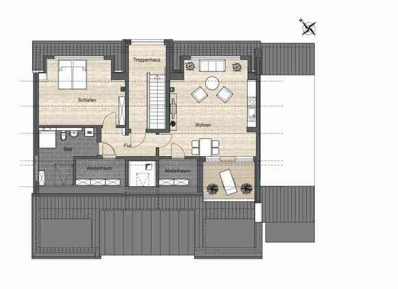 Etagenwohnung Hannover Herrenhausen-Stöcken - 2 Zimmer, 80 m&sup2;, 941&euro; | Angebot:21253293