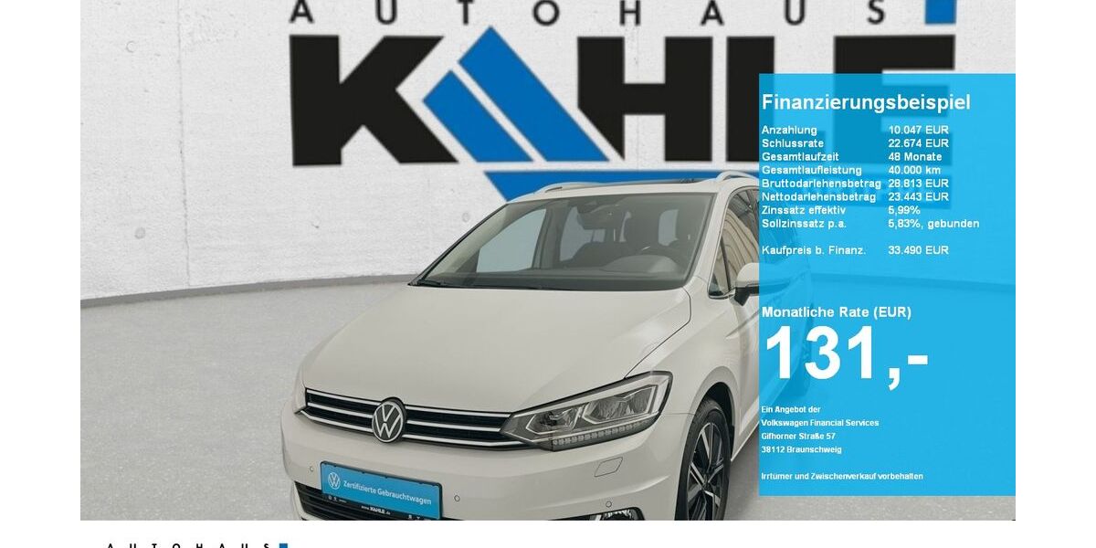 VW Touran 35.133 km 33.490 &euro; Neustadt am Rübenberge 31535