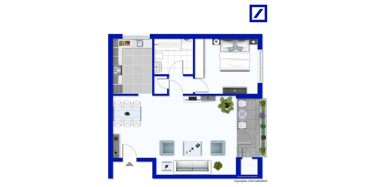 Etagenwohnung Wennigsen Wennigser Mark - 2 Zimmer, 76 m&sup2;, 185.000&euro; | Angebot:25969595