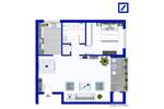 Etagenwohnung Wennigsen Wennigser Mark - 2 Zimmer, 76 m&sup2;, 185.000&euro; | Angebot:25969595