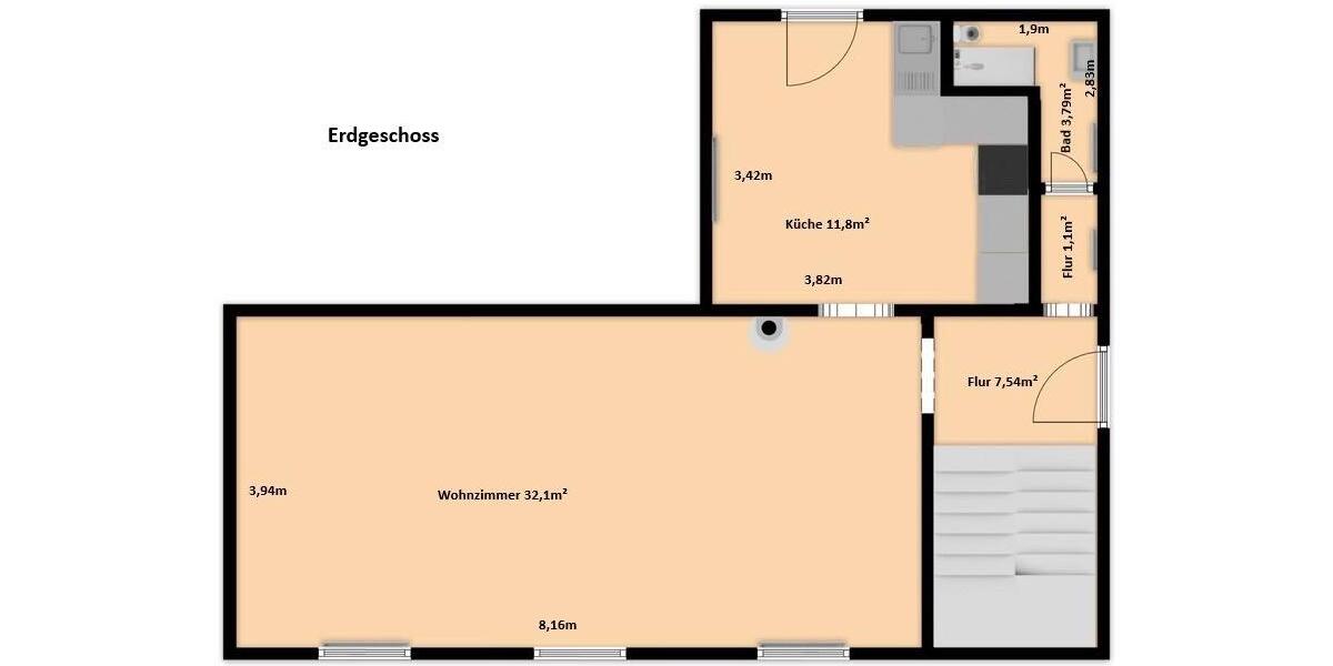 Doppelhaushälfte Schwarmstedt - 3.5 Zimmer, 102 m&sup2;, 279.000&euro; | Angebot:26945715