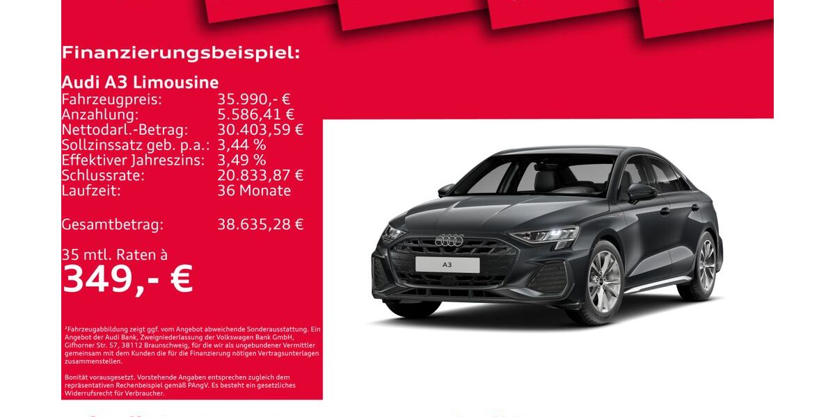 Audi A3 16.719 km 34.450 &euro; Hannover 30179