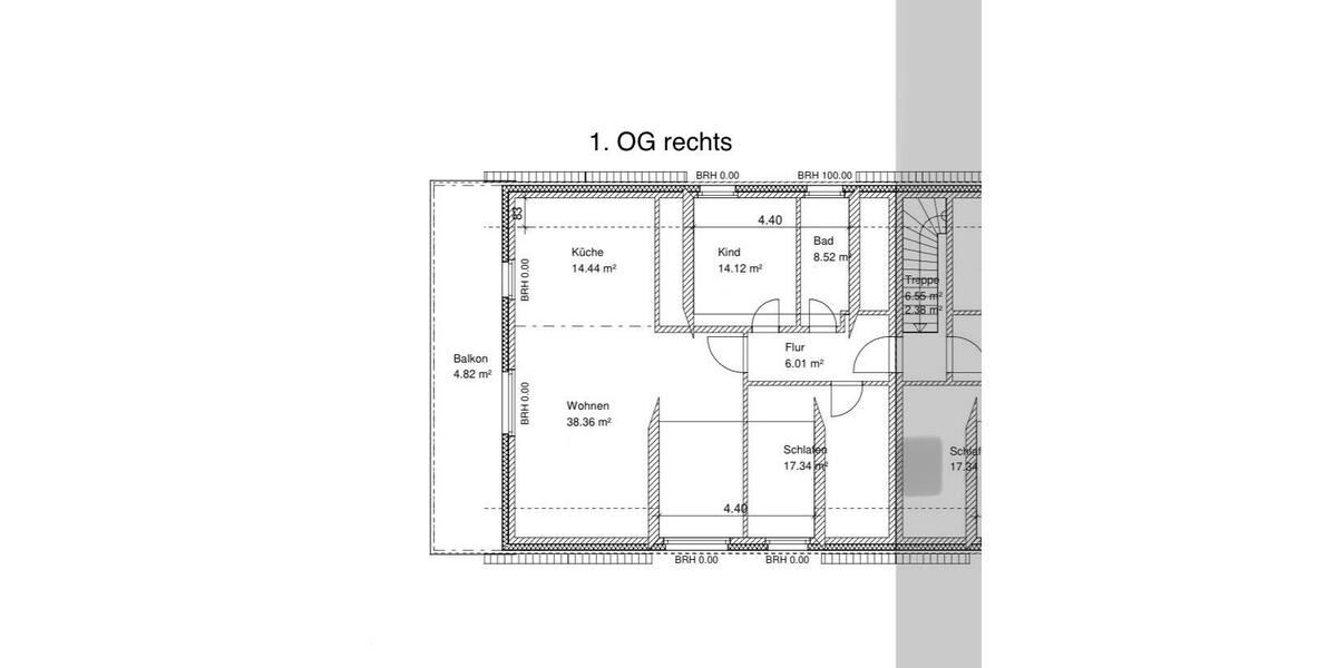 Etagenwohnung Burgdorf - 3 Zimmer, 102 m&sup2;, 1.326&euro; | Angebot:25233516