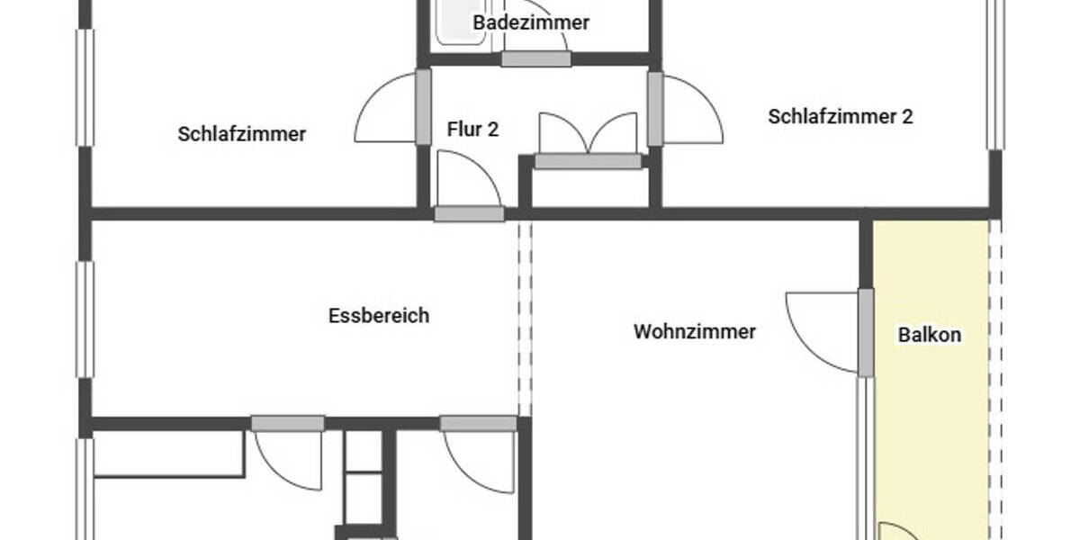 Etagenwohnung Isernhagen Altwarmbüchen - 3 Zimmer, 78 m&sup2;, 199.000&euro; | Angebot:26805894