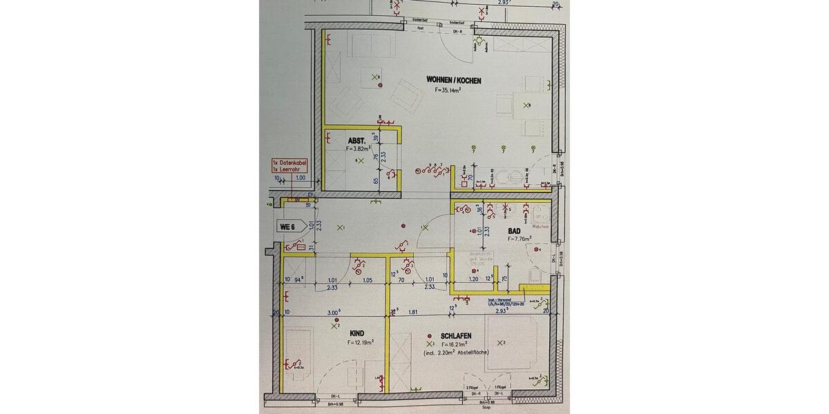 Etagenwohnung Garbsen Berenbostel - 3 Zimmer, 80 m&sup2;, 1.140&euro; | Angebot:25887545