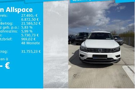 VW Tiguan Allspace 96.848 km 27.490 &euro; Hannover 30519