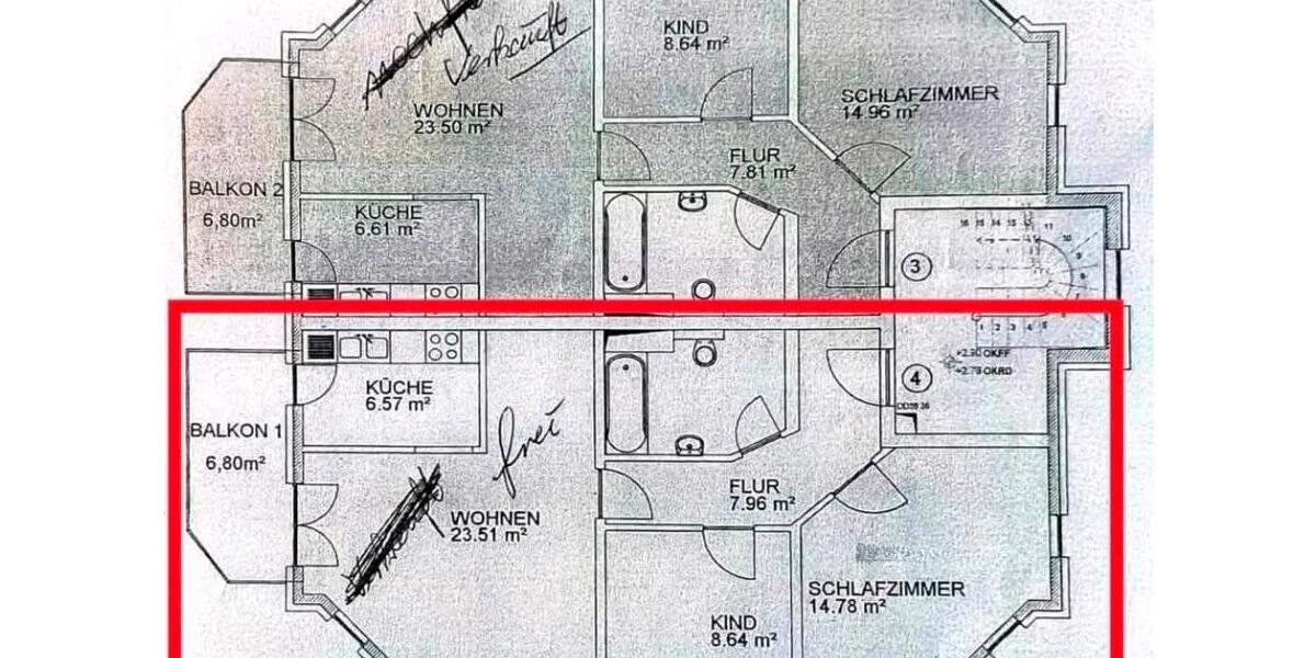 Etagenwohnung Langenhagen Brink - 3 Zimmer, 75 m&sup2;, 268.500&euro; | Angebot:25940751