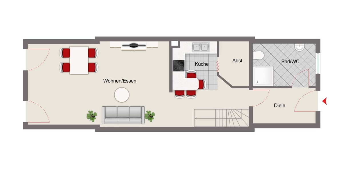 Wohnen mit Charme auf drei Ebenen - Reihenmittelhaus Sarstedt | Angebot:26620601