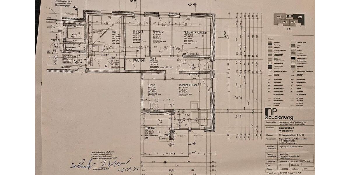 Erdgeschoßwohnung Sarstedt - 4 Zimmer, 116 m&sup2;, 488.000&euro; | Angebot:23205601