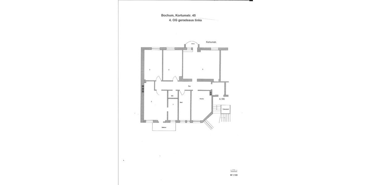 Etagenwohnung Hannover Döhren-Wülfel - 5 Zimmer, 126 m&sup2;, 1.200&euro; | Angebot:25391441