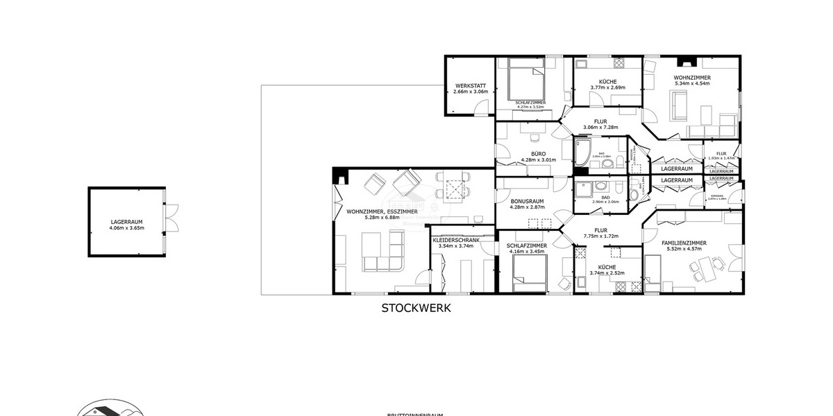 Mehrfamilienhaus, Wohnhaus Husum - 6 Zimmer, 231 m&sup2;, 444.900&euro; | Angebot:25661782
