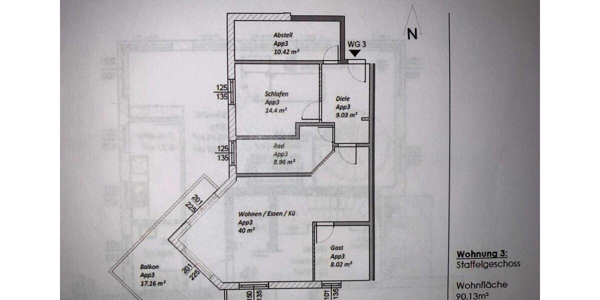 Etagenwohnung Garbsen Ortschaft Horst - 2.5 Zimmer, 99 m&sup2;, 1.250&euro; | Angebot:25823927