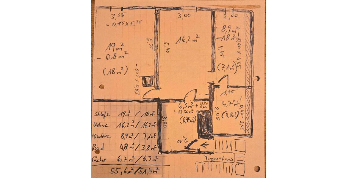 Dachgeschoßwohnung Bad Münder am Deister - 3 Zimmer, 55 m&sup2;, 635&euro; | Angebot:25874535