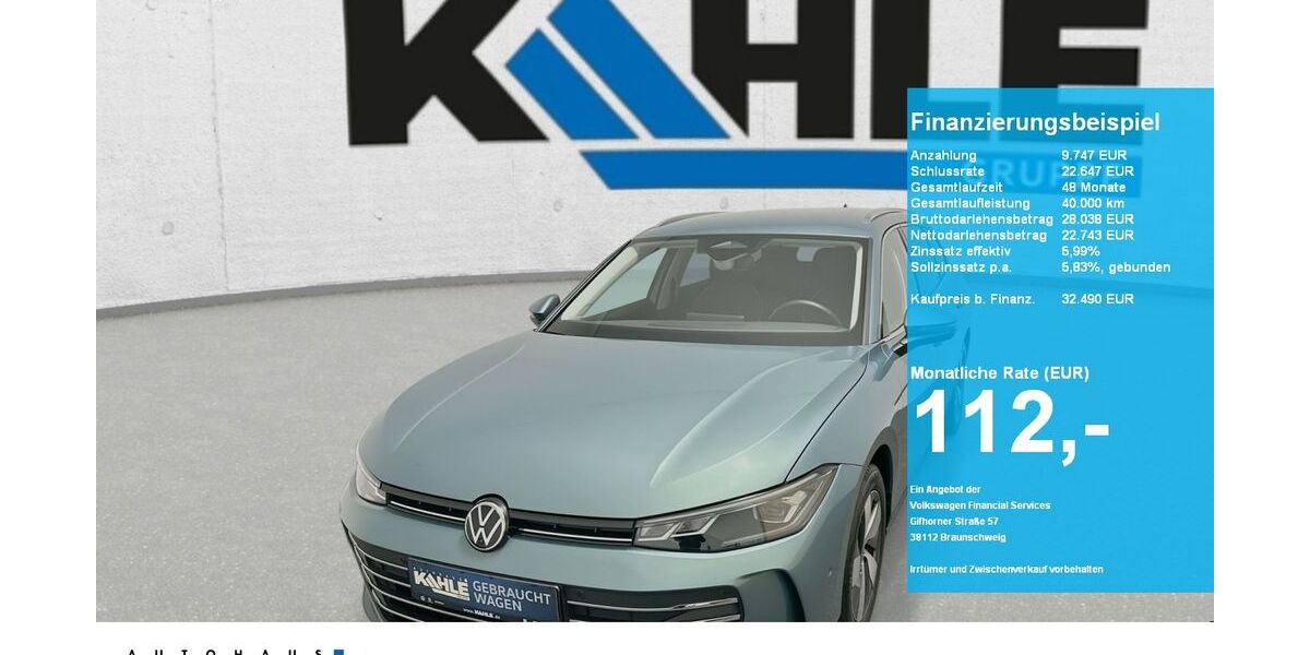 VW Passat Variant 25.597 km 32.490 &euro; Neustadt am Rübenberge 31535
