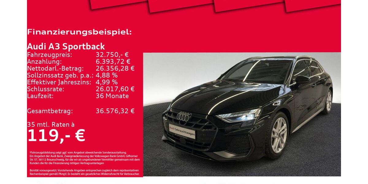 Audi A3 8.179 km 33.250 &euro; Hannover 30179
