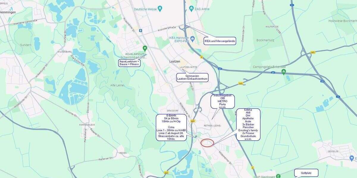 Reihenmittelhaus Laatzen Rethen - 4 Zimmer, 98 m&sup2;, 395.000&euro; | Angebot:25760505