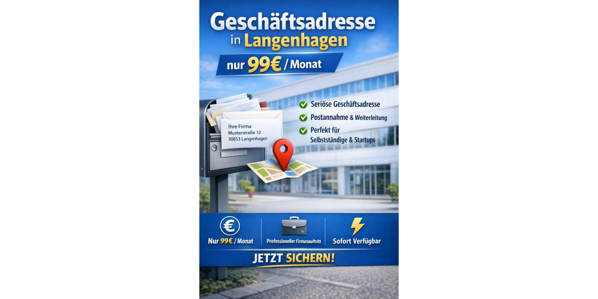 Gewerbeobjekt Langenhagen - 99&euro; | Angebot:25728730