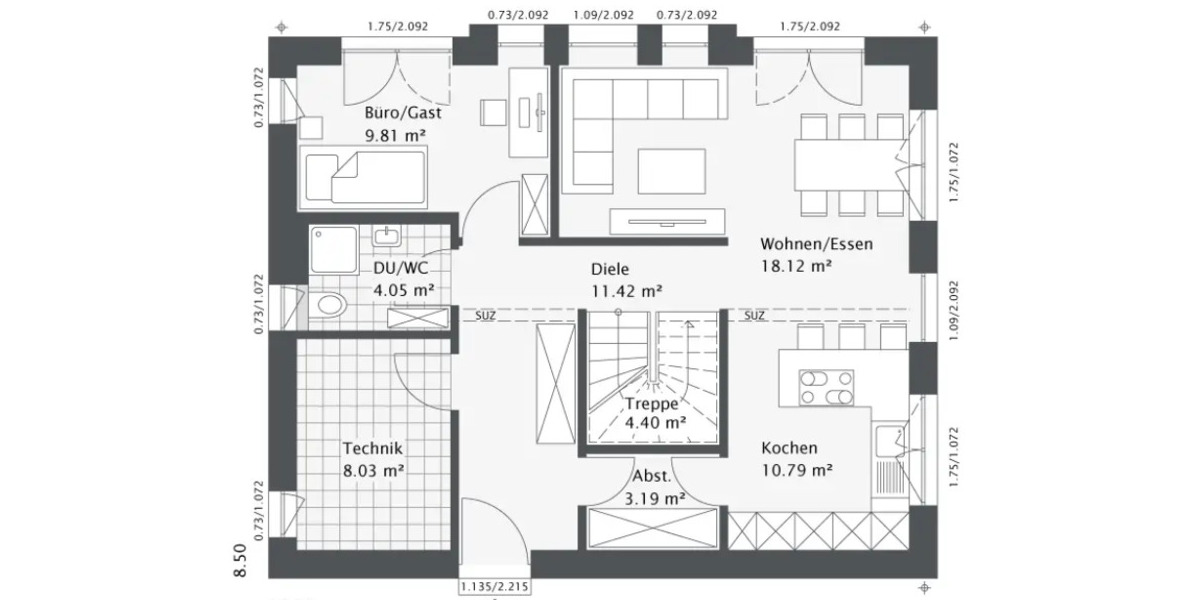 Einfamilienhaus Hannover Ahlem - 5 Zimmer, 140 m&sup2;, 649.000&euro; | Angebot:26117700
