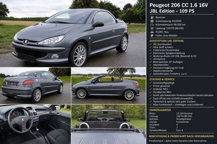 Peugeot 206 96.000 km 3.290 &euro; Wedemark 30900