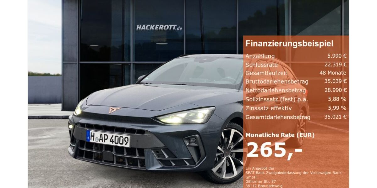 Cupra Leon 9.559 km 34.450 &euro; Langenhagen 30853