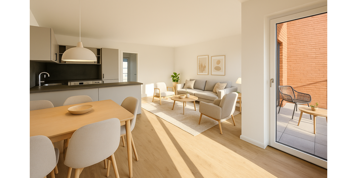 Etagenwohnung Hannover Bemerode - 4 Zimmer, 103 m&sup2;, 1.538&euro; | Angebot:22748653