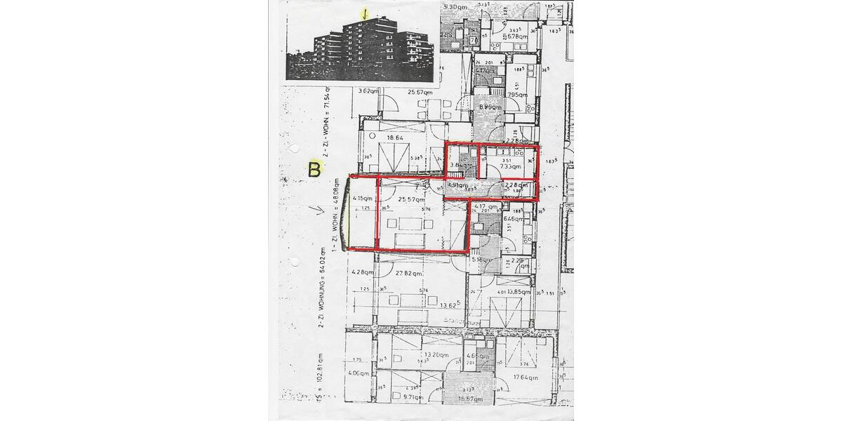 Etagenwohnung Garbsen Berenbostel - 1 Zimmer, 48 m&sup2;, 95.000&euro; | Angebot:26814478