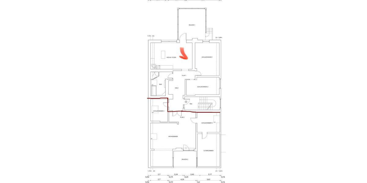 Etagenwohnung Barsinghausen - 2.5 Zimmer, 91 m&sup2;, 960&euro; | Angebot:24493765