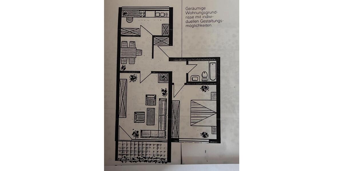 Hochparterre Burgwedel - 2.5 Zimmer, 63 m&sup2;, 750&euro; | Angebot:26198041