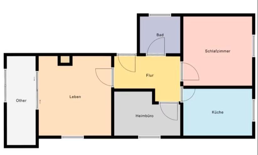 Dachgeschoßwohnung Rodenberg - 3 Zimmer, 56 m&sup2;, 495&euro; | Angebot:26689017
