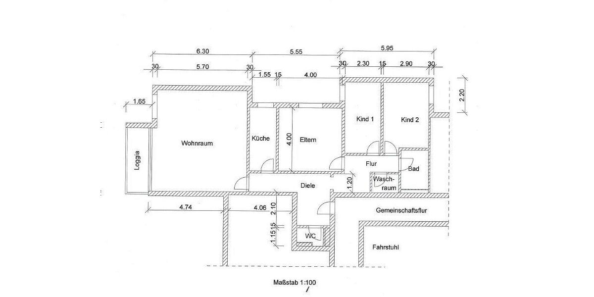Etagenwohnung Barsinghausen - 4 Zimmer, 112 m&sup2;, 990&euro; | Angebot:26680553