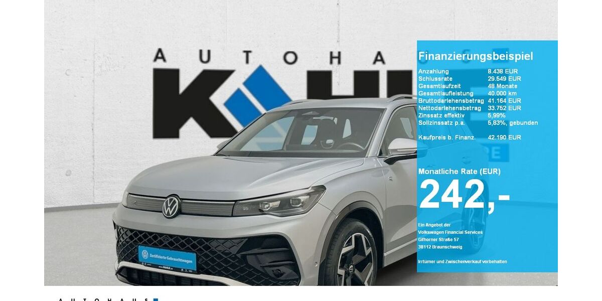 VW Tiguan 9.263 km 42.190 &euro; Neustadt am Rübenberge 31535