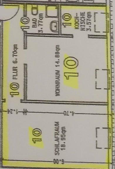 Etagenwohnung Hannover Linden-Limmer - 1 Zimmer, 32 m&sup2;, 25.000&euro; | Angebot:27489385