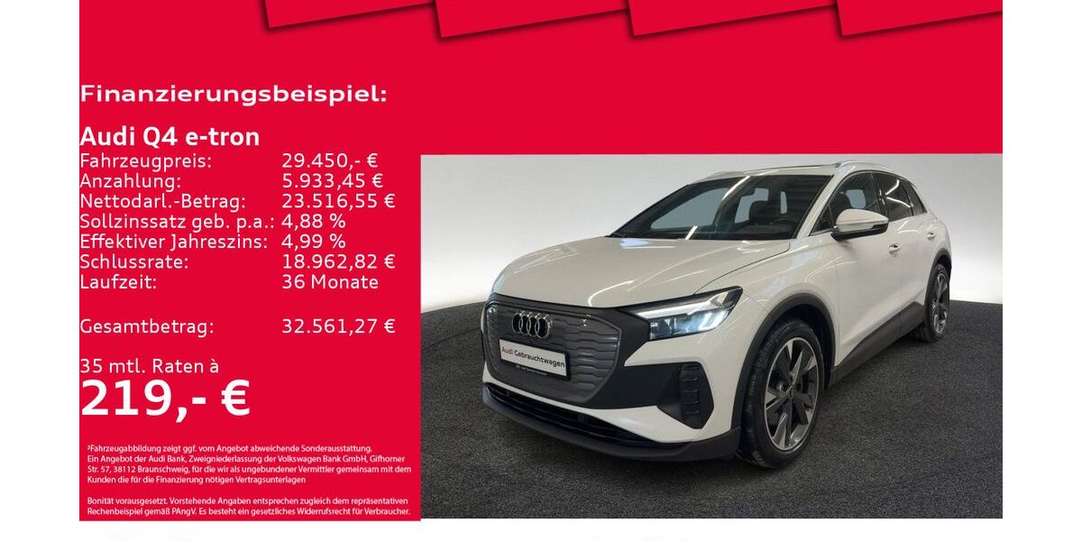 Audi Q4 e-tron 87.811 km 28.850 &euro; Hannover 30179