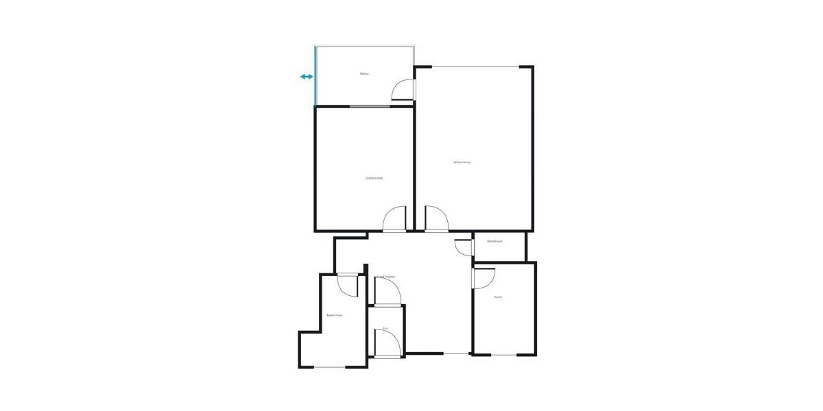 Etagenwohnung Hannover Herrenhausen-Stöcken - 2 Zimmer, 64 m&sup2;, 614&euro; | Angebot:25499951