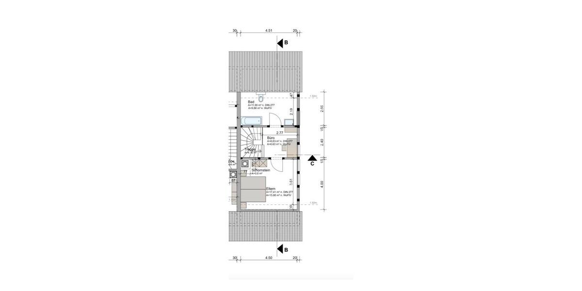Reihenhaus Wedemark - 2 Zimmer, 105 m&sup2;, 390.000&euro; | Angebot:26933534