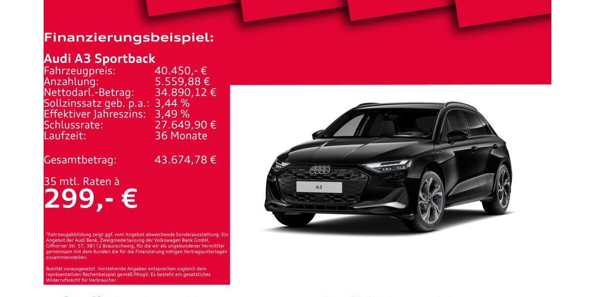Audi A3 2.635 km 39.250 &euro; Hannover 30179