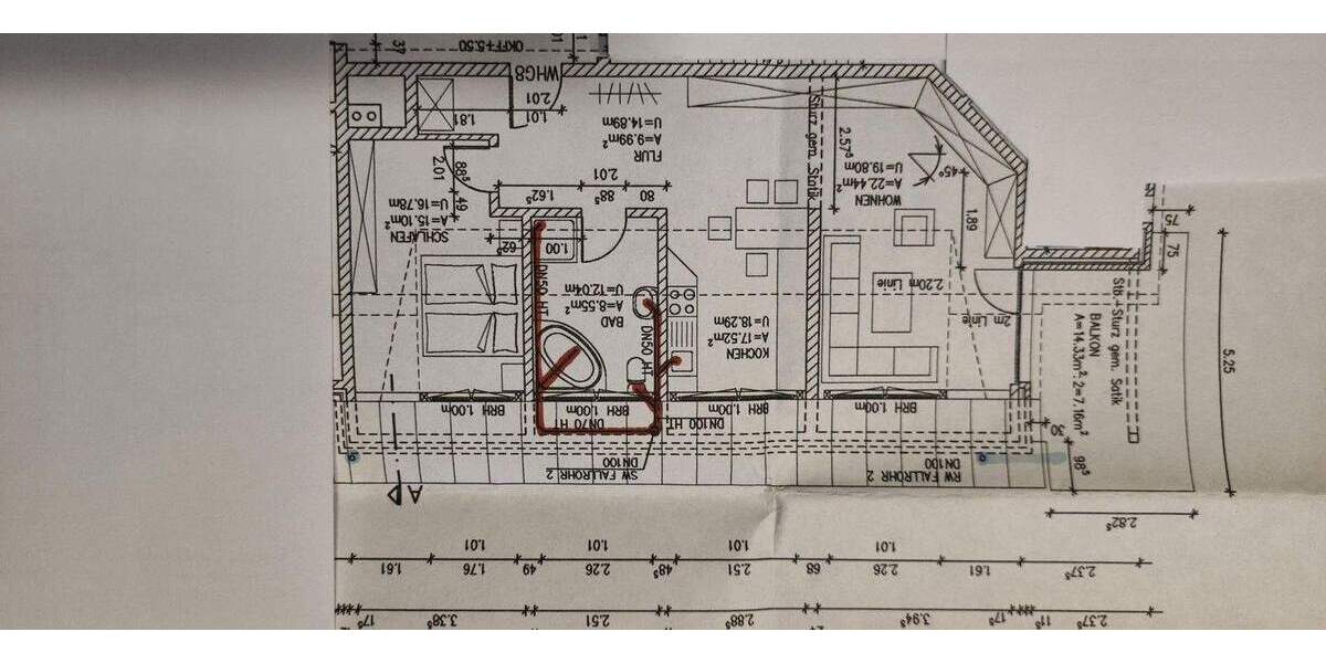 Etagenwohnung Wunstorf / O. T. Luthe Luthe - 2 Zimmer, 81 m&sup2;, 295.000&euro; | Angebot:25721078