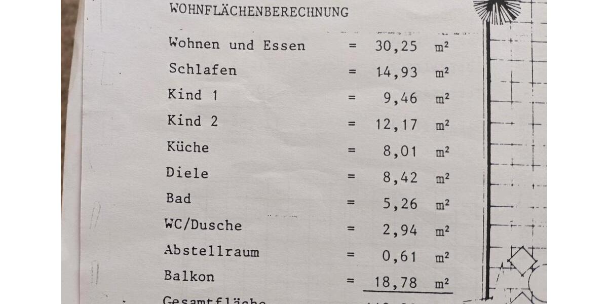 Etagenwohnung Burgwedel - 4 Zimmer, 100 m&sup2;, 298.000&euro; | Angebot:25213148