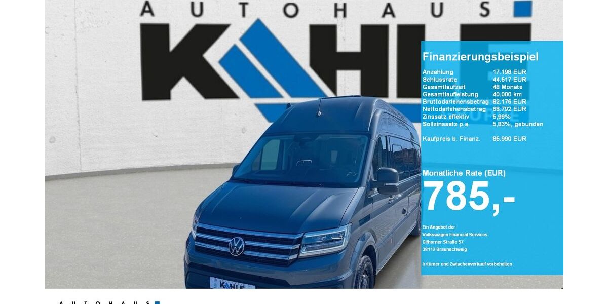 VW Crafter 4.412 km 85.990 &euro; Neustadt am Rübenberge 31535
