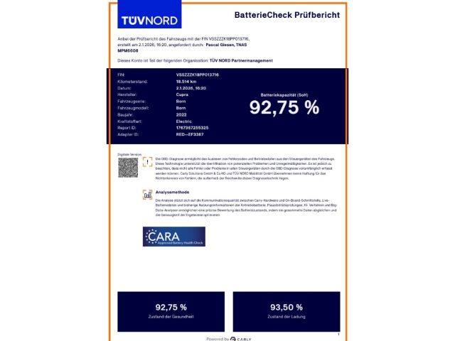 Cupra Born 18.515 km 24.980 &euro; Burgwedel 30938