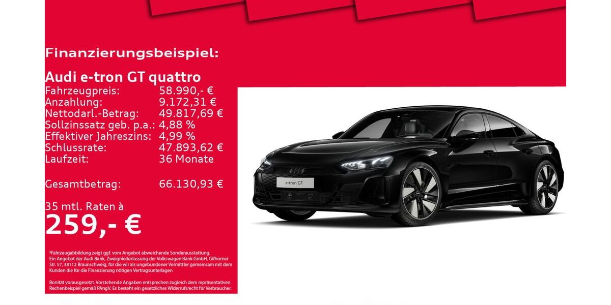 Audi e-tron GT 49.683 km 57.850 &euro; Hannover 30179