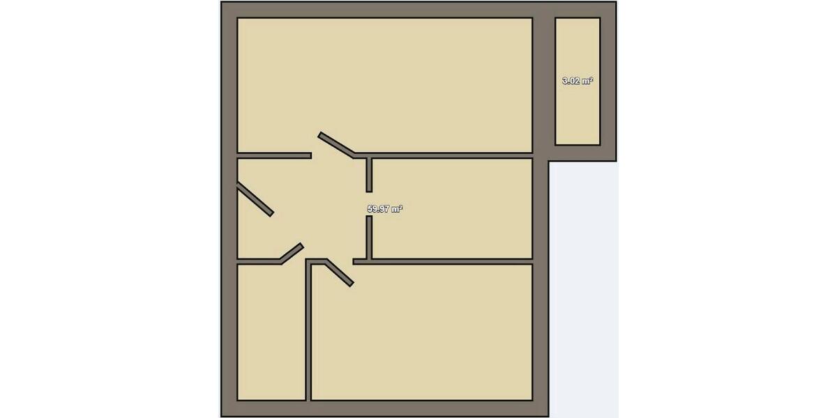 Etagenwohnung Hannover Vahrenwald-List - 2 Zimmer, 60 m&sup2;, 694&euro; | Angebot:25791746