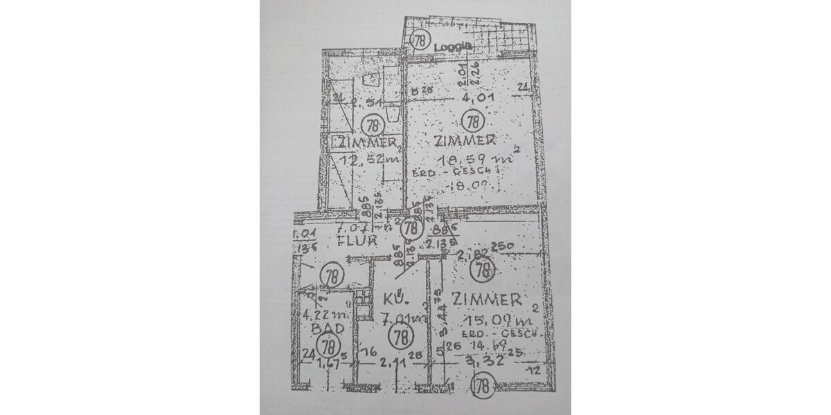 Etagenwohnung Hannover Vahrenwald-List - 1 Zimmer, 65 m&sup2;, 239.000&euro; | Angebot:26223307
