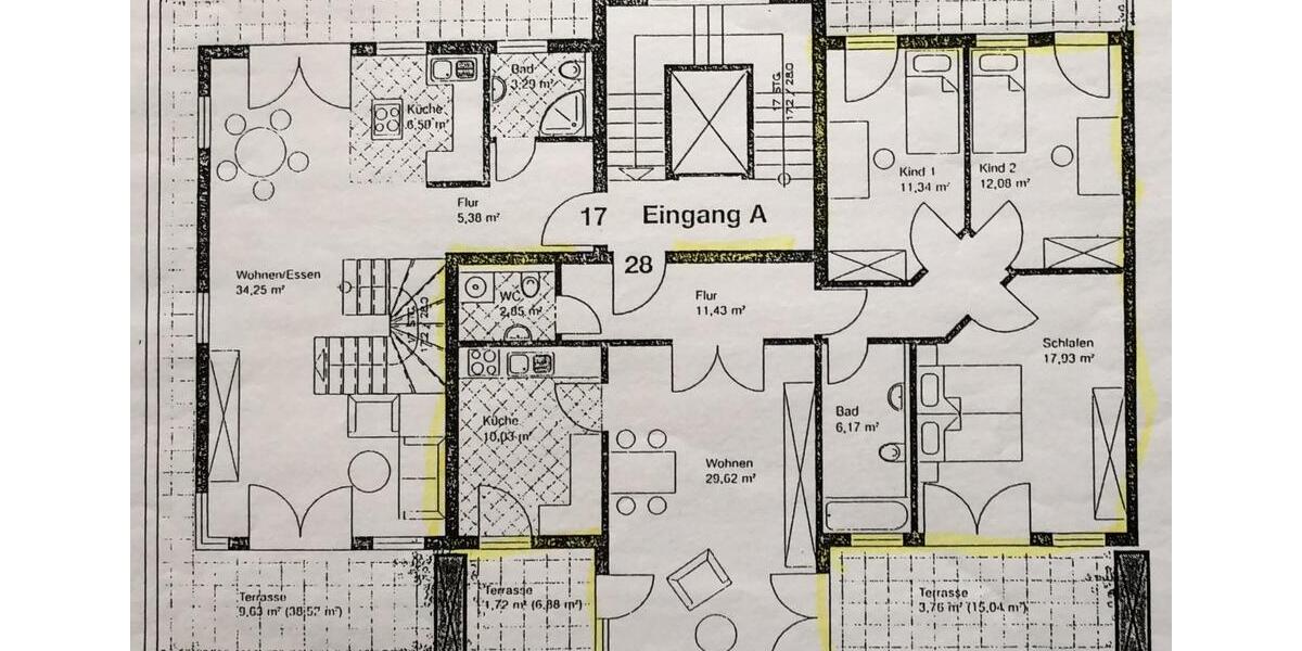 Dachgeschoßwohnung Hannover Bothfeld-Vahrenheide - 4.5 Zimmer, 134 m&sup2;, 450.000&euro; | Angebot:26983092