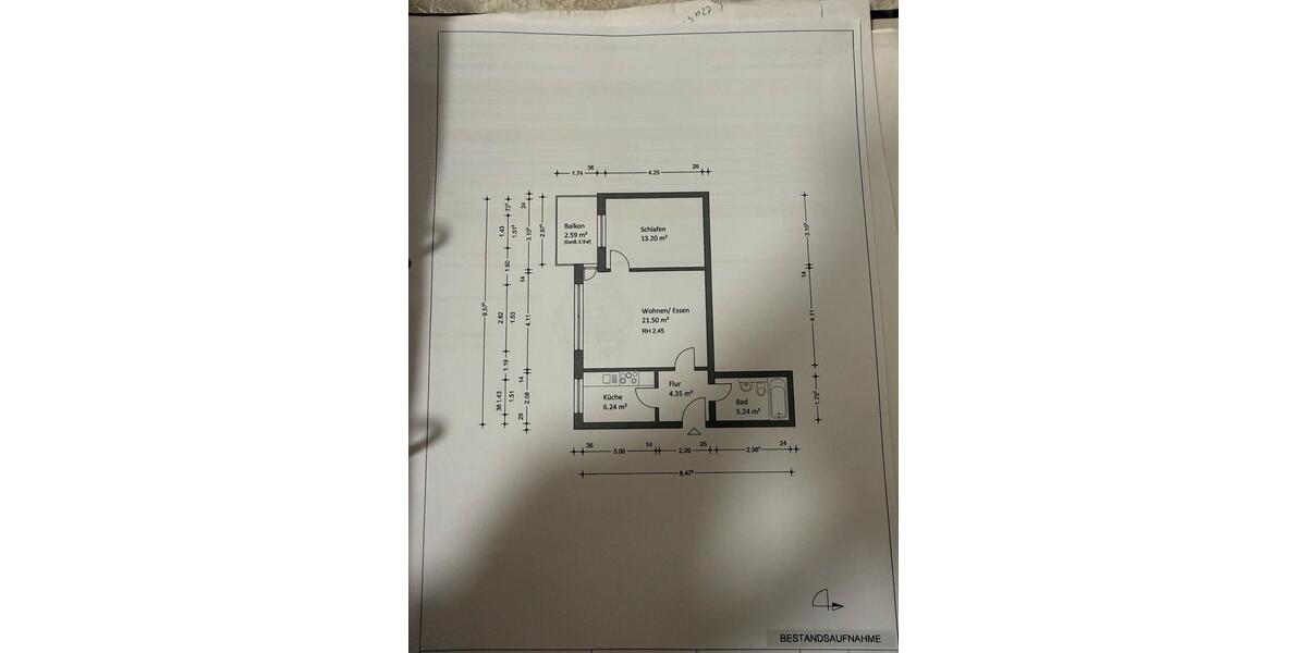 Etagenwohnung Hannover Bothfeld-Vahrenheide - 2 Zimmer, 54 m&sup2;, 170.000&euro; | Angebot:27450625